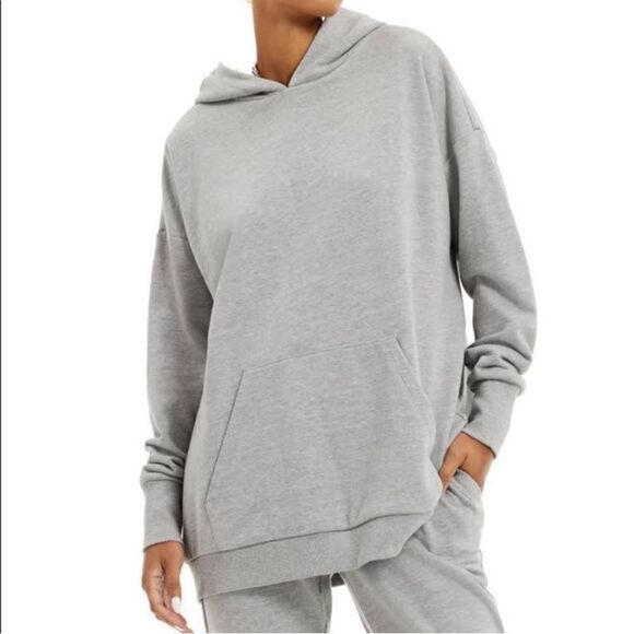 WeWoreWhat hoodie gray pullover kangaroo pocket xs basic winter cozy - Picture 1 of 6